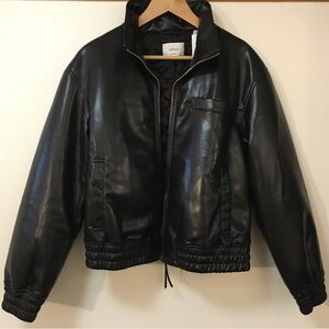 Wilfred Josephine UnReal Leather Jacket in Black